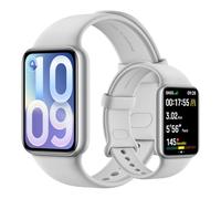 XIAOMI Smart Band 10 Pro, Fitness tracker for Men and Women, 1.74" AMOLED display, Upgraded sleep algorithm, 21 Days Battery Life, Dual-device message sync, 150+ sports modes, 5ATM, Silver