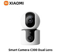 Xiaomi Smart Camera C300 Dual Lens PTZ 360° AI Detection 3 Million Pixels Full Color Night Vision WiFi 6 Home Security Mi Home UK PLUG