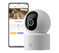 XIAOMI Smart Camera C302 2K 3MP Indoor Security Camera, Privacy Shield, 360° Panorama, AI Baby Pet Detection, Color Night Vision, Two-Way Audio, Works with Alexa Google