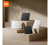 Xiaomi Smart Switch Pro Wireless Wall Switch Neutral Line Live Switch AG Glass Panel For Mijia APP Control Smart Home Linkage Black Single switch