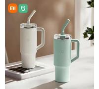 Xiaomi Straw Cup 1L High Capacity 316L Stainless Steel Strong Cold Preservation Insulation Food contact grade Straw New Green