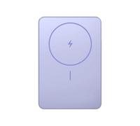 Xiaomi Super Slim Magnetic Power Bank 5000mAh, 8.7mm Ultra-Thin MagSafe Portable Charger, 22.5W Wired & 15W Wireless, Aluminium Battery Pack for iPhone 16, Purple