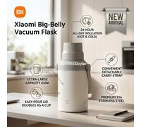Xiaomi Thermos Flask Large-capacity Thermal Flask 1L Water Cup Cold retention Large Capacity Thermal Coffee Bottle Home Travel green