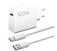 Xiaomi Turbo Charger 120w with USB C Cable 2M for Xiaomi 14,14 Ultra 13T 12T Pro 12, Redmi Note 12 Pro 11 Poco X5 F5 X5, Quick Charge 6A, Charger Adapter for Xiaomi and Redmi Pad