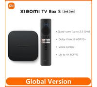 Xiaomi TV Box S 3rd Gen Global Version 4K Smart Media Player Ultra HD Bluetooth 5.2 Wifi6 32GB ROM Google TV Google Assistant Mi Box S 3rd Gen