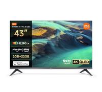 Xiaomi TV F Pro 43, 43 Inch (101 cm), 4K UHD QLED, Smart TV, Fire TV, HDR10+, MEMC, Alexa Voice Control, 2GB+32GB, Works with Apple AirPlay