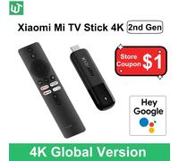 Xiaomi TV Stick 4K 2nd Gen 2025 Global Version Bluetooth 5.2 Google TV Smart HDR 2GB RAM 8GB ROM Mini TV Dongle Streaming Media TV Stick