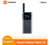 XIAOMI Walkie Talkie 2S 1.77"Color Screen 4W Power 120-hour Standby Dual Mode 5km Call Distance IP54 Outdoors Security Intercom 1pcs