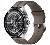 XIAOMI Watch 2 Pro - Google WearOS Android smartwatch, Fitness Tracker, NFC Payment, 1.43 AMOLED, Stainless steel case, Advanced sleep & health monitoring, 150+ sport modes, GPS, 5ATM - Sliver Brown