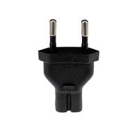 XIAONIYI Europe CEE7/16 EU 2-pin Power Cable Plug To IEC C7 Figure 8 Receptacle Plug Adapter Converter