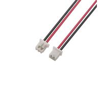 XIAONIYI Micro JST 1.25mm 2 Pin Female To Female Plug Wires Connector Pitch 1.25 Mm 2P Terminal Connectors With Wire Cables 10/15/20/30CM(30CM,10Pcs)