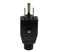 XIAONIYI US American 3 Pin Nema 5-15P AC Electrical Power Male Plug Adaptor Adapter Wire Rewireable Extension Cord Connector(Black)