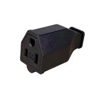 XIAONIYI US American 3 Pins Industrial AC Electrical Power Rewireable Plug Male Wire Socket Outlet Adapter Extension Cord Connector 15A(Female)