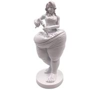xiaonu Statue Slimming Goddess Living Room Sculpture Decoration Fat Lady Figure Model Fitness Yoga Home Desk Decoration for Handmade Bedroom