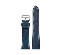 xiaopang 1PCS 17mm 18mm 19mm 20mm 21mm 22mm Leather Watch Strap Band Bar Wristband(Blue,18mm)