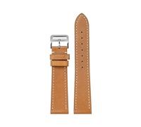 xiaopang 1PCS 17mm 18mm 19mm 20mm 21mm 22mm Leather Watch Strap Band Bar Wristband(Light brown,18mm)