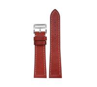 xiaopang 1PCS 17mm 18mm 19mm 20mm 21mm 22mm Leather Watch Strap Band Bar Wristband(Red,18mm)
