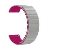 xiaopang 1PCS Magnetic Watch Strap 16mm 18mm 20mm 22mm Release(Gray WIne Red,22mm)