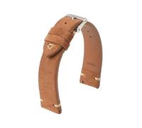 xiaopang 1PCS Release Suede Leather Watch Strap 18mm 19mm 20mm 21mm 22mm 24mm Band(Brown,18mm)