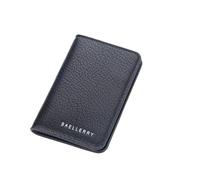 xiaopang 1PCS Slim Compact Wallet Men Soft Leather Credit Card Holders for Small ID Case Cardholder(Black)