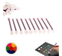 Xiaopingguo Flower Floral Dotting Tools Set, 20 Shapes Dotting Pens,3D Printed Stamps for DIY Graffiti,Flowers, Leaves, Cat Paw Patterns,Drawing Templates for Dot Painting(Pink)