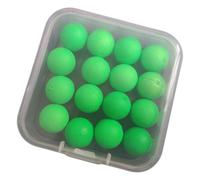 XIAOQENAN 16Pcs Fishing Float Round Fly Fishing Bobber Float Beads Bobber Bobbers Strikes Indicators Set Indicators