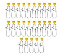 XIAOQENAN 25PCS Fishing Clip Hanging Baits Pin Heavy Duty Sinkers Sliders Swivels Snapping Accessory Saltwater Tackle Heavy Duty Sinkers Sliders Swivels Snap For Tackle