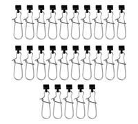 XIAOQENAN 25PCS Fishing Clip Hanging Baits Pin Heavy Duty Sinkers Sliders Swivels Snapping Accessory Saltwater Tackle Heavy Duty Sinkers Sliders Swivels Snap For Tackle