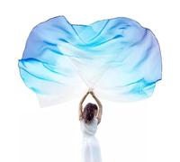 XIAOQENAN 2Pcs Semicircle Worship Wing Flags Praise Dance Flags With Scalable Rods For Dance Banners Easy To Use Praise Worship With Scalable Rod