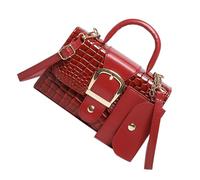 XIAOQENAN 2pcs Stylish Embossed Pattern Shoulder And Crossbody Bag PU Leather Handbag With Adjustable Strap For Office And Casual Office Lady Bag