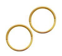 XIAOQENAN 2pcs Stylish Simulated Rattan Round Hand Grip Bag Accessories Suitable For Beginners And Professional Weavers Practical Weaving Handle