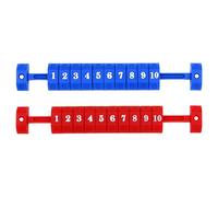 XIAOQENAN 2Pcs Table Football Counter Foosball Air Hockey Scoring Units Counters Scores Keeper 10 Numbers Score Counter Indicators Table Football Scoreboard Accessory