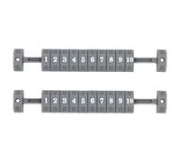 XIAOQENAN 2Pcs Table Football Counter Foosball Air Hockey Scoring Units Counters Scores Keeper 10 Numbers Score Counter Indicators Table Football Scoreboard Accessory