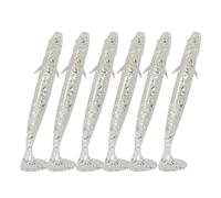 XIAOQENAN 6Pcs Soft Fishing Lures Artificial Baits Paddle Tail Swimbaits Silicone for Walleye Swim 10.2g 10.6cm Soft Artificial Paddle Tail Swimbaits Silicone for Walleye Swim