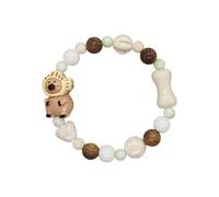 XIAOQENAN Ceramic Bear Modern Youthful Jewelry Matching Valentines Anniversaries Skin Friendly Accessory Playful Bear Charm