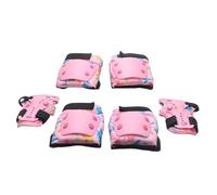 XIAOQENAN Child Roller Skating Protective Gear Set Adjustable Skating Knee Elbow Brace Hand Pad For 3-8 Boy Girl Skateboarding Guards