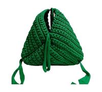 XIAOQENAN Colorful Reinforced Satchel Modern Woven Design Triangular Base Evening Purse Multifunctional Lightweight Bag For Women Practical Travel Bags