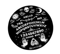 XIAOQENAN Dowsing Divinations Mat Pad Skull Sun Moon Astrology Pendulums Chart Mat Balancing Meditations Decoration Tarots Pad Astrology Pendulums