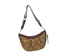 XIAOQENAN Elegant Half Moon Bag For Women And Girls PU Leather Shoulder Purse Pelated Crossbody Bags With Adjustable Strap Single Strap Purse