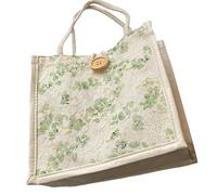 XIAOQENAN Fashion Fabric Bag Bag With Flower Pattern Top Handle Bags Casual Textbook Handbag For Fashion Women Women's Top Handle