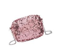 XIAOQENAN Fashionable Evening Purse Crossbody Handbag With Sparkling Sequined Delicate Chain Strap Shoulder Bag For Women Elegant Black Purse