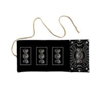 XIAOQENAN Handmade Tarots Organizers Poly Linen Washable Bold Artistic Pattern Compacts Foldable for Oracles and Playing Card Compacts Card Games Organizers