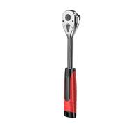 XIAOQENAN Heavy-Duty Ratcheting Spanner Wrench Full-Turn Leverage Design Hardened Steel Construction for Secure Fastener Repair 1/4 3/8 Inch Drive Telescopic Ratchet Spanner