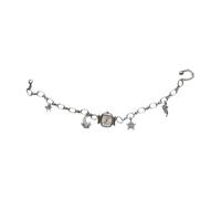 XIAOQENAN Heavy Duty Vintage Collarbone Chain Alloy Mechanical Watch Pendant Necklace Unique Sweet Cool Jewelry Women Alloy Mechanical Pendant for Edgy