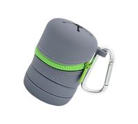 XIAOQENAN Light Weight Fly Fishing Silicones Organizers With Carabiner Waste Collector For Fly Tying And Reservoir Fishing River Silicones Trash Can
