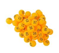 XIAOQENAN Light Weight Number Balls Game Props Sphere Lottery Balls Color Digital Ball For Lotteries And Entertainment Activity Multiuse Game