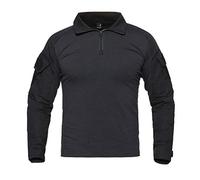 XIAOQENAN Men Assault Combat Long Sleeve for T Shirt Color Fit Uniform Pullover Tops 1/4 Zip Hiking Sports Blouse Pullover Top