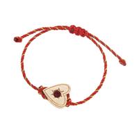 XIAOQENAN Modern Adjustable Knot With Copper Star Heart Charm Handwoven Jewelry For Special Occasions Personalize Adjustable Wrist Jewelry