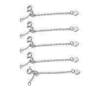 XIAOQENAN Multipurpose Sturdy Brass Lobster Clasp Extending Adjustable Length Chain Accessory For Fishing And Camping Gears Multipurpose Compatible Extender