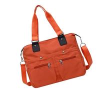 XIAOQENAN Nylon Laptop Tote Bag With Multi-Pockets Women's Work Purse Crossbody Shoulder For Teacher Women Multi-pocket Canvas Toted